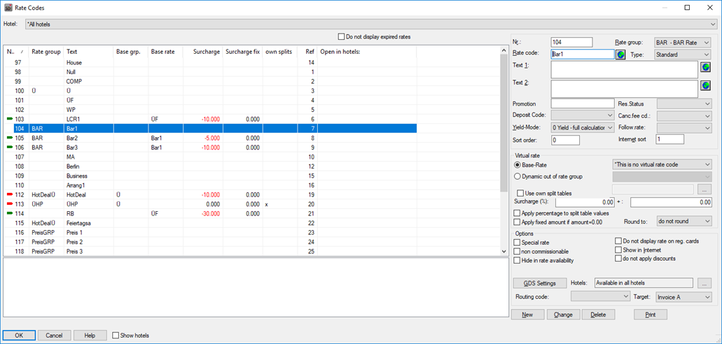 Rate Codes – Hitsnorte.pt